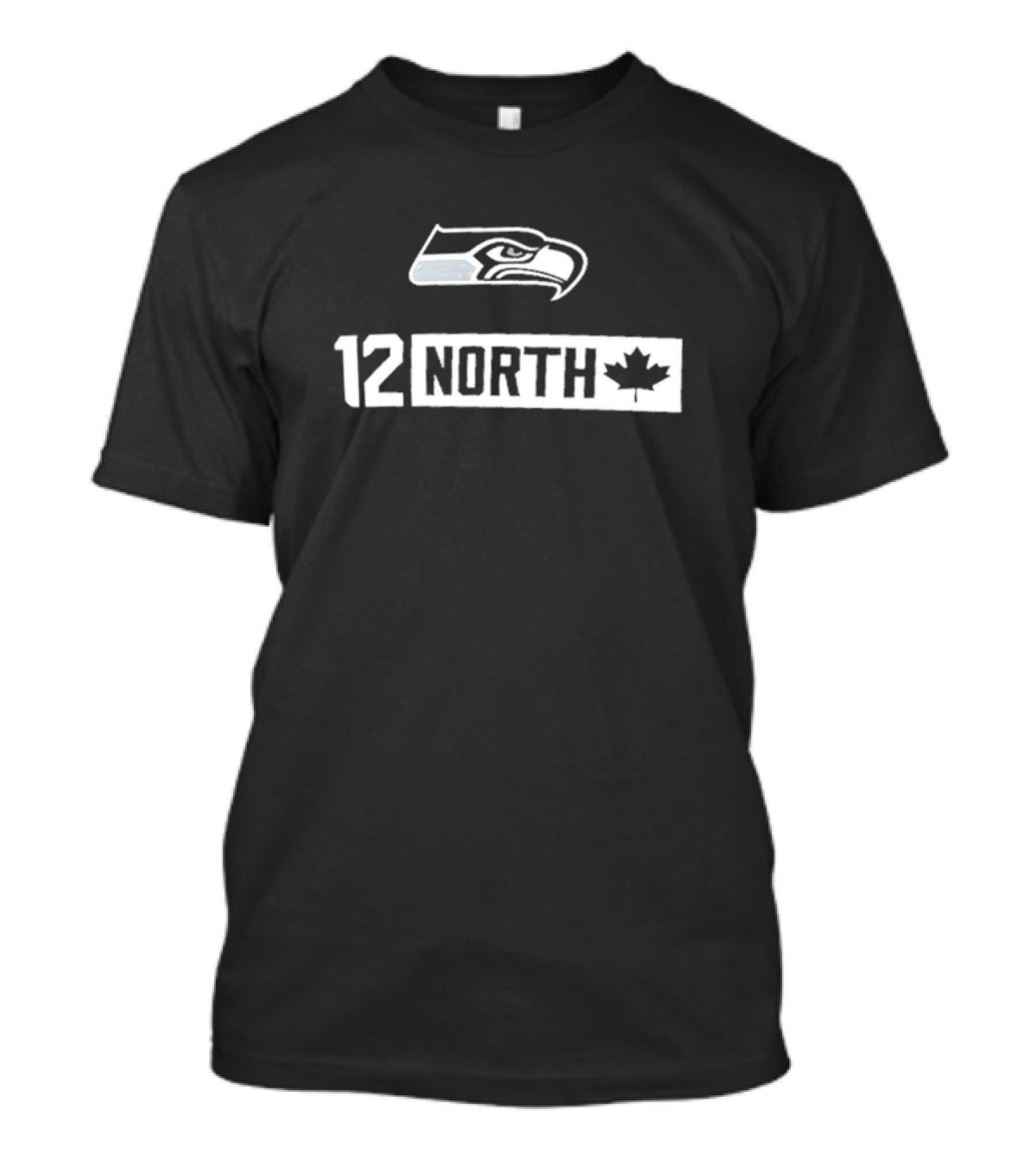 Seattle Seahawks 12 North Canadian Fans T-Shirt