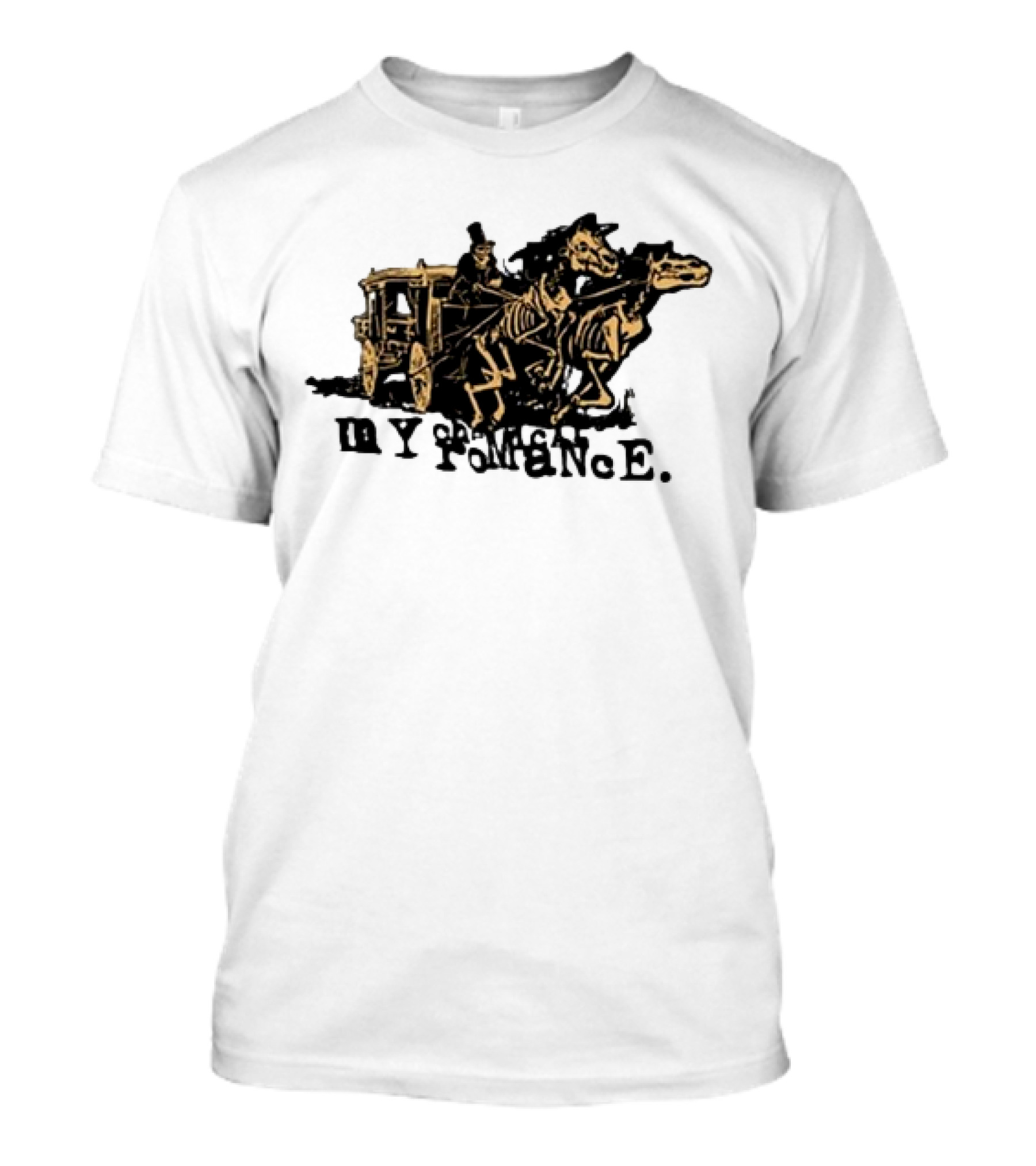 My Chemical Romance Skeleton Horse Hearse Carriage T-Shirt