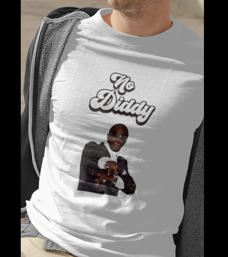 No Diddy Tongue Out Diddy Parody Sunglasses Swagger T-Shirt