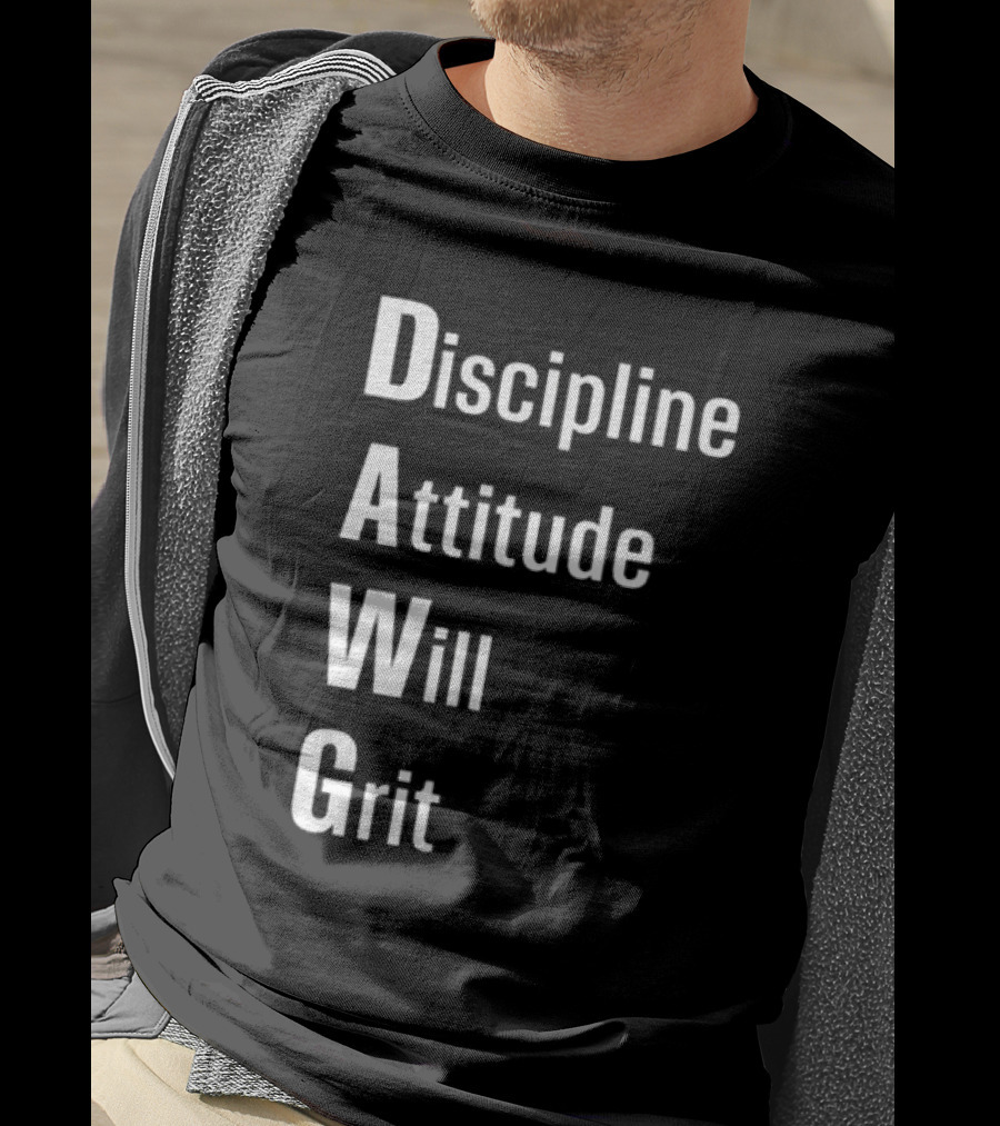 Malik Nabers Dawg Discipline Attitude Will Grit T-Shirt