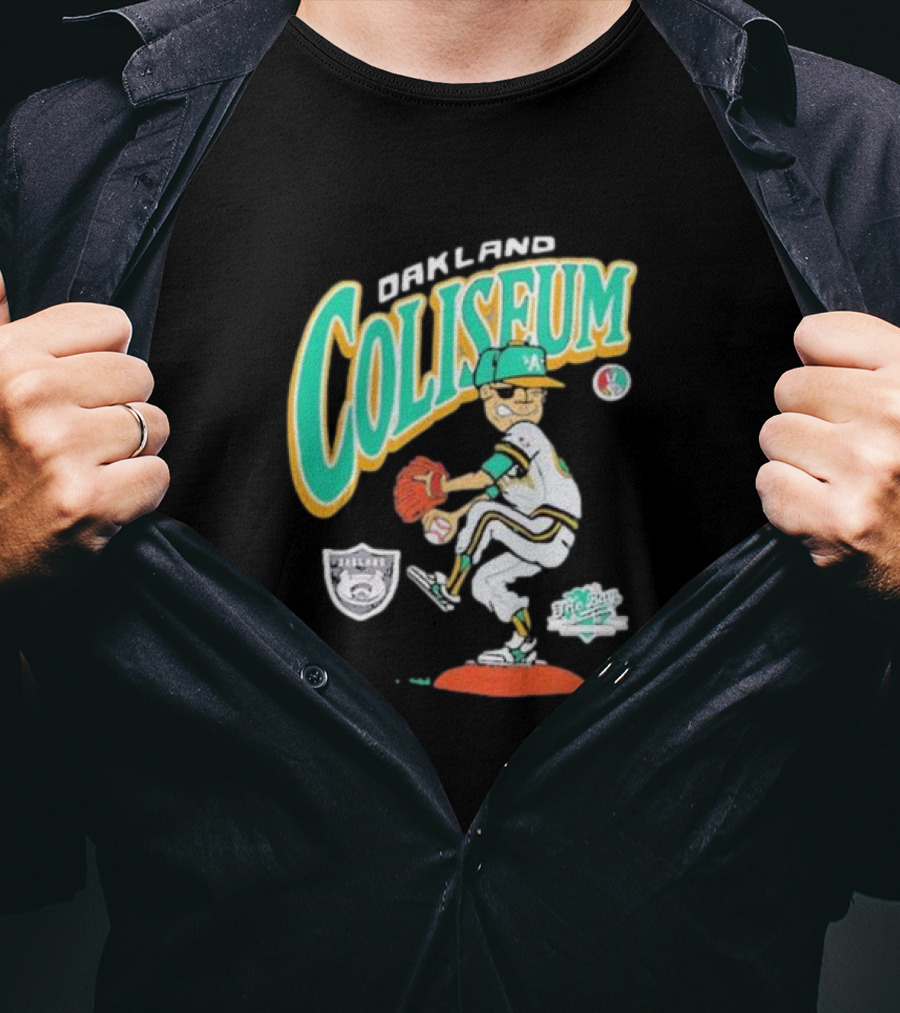 Oakland Coliseum Athletics Baseball Big Game T-Shirt