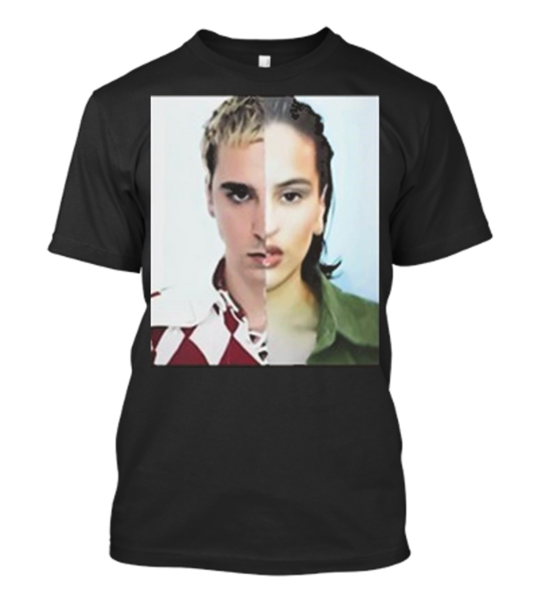 Rosalia Omega Split Face Artistic T-Shirt