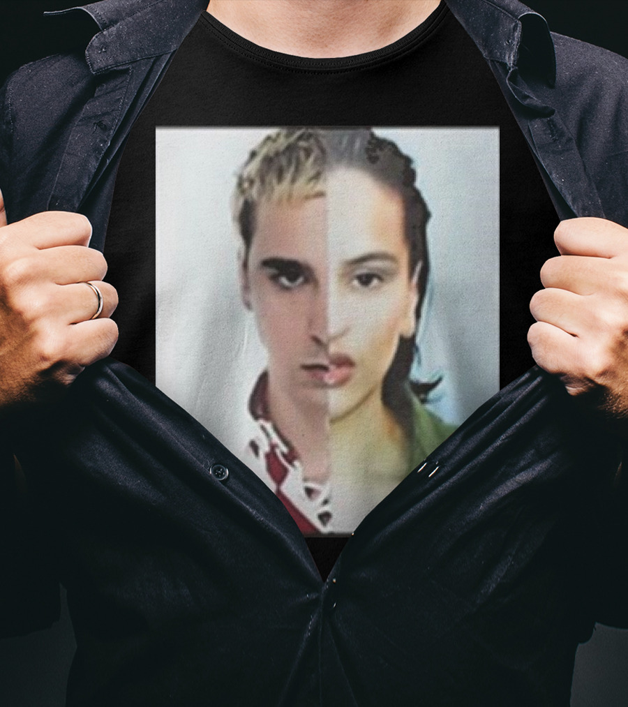 Rosalia Omega Split Face Artistic T-Shirt