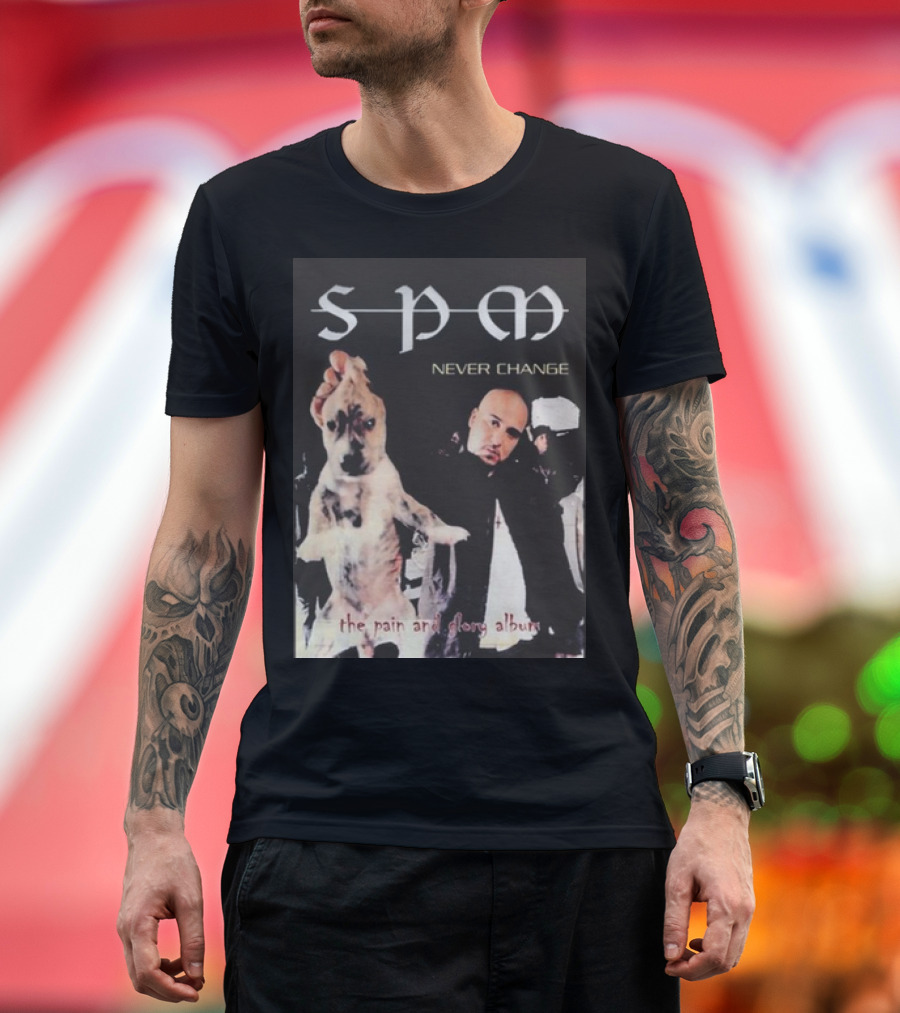 SPM Never Change The Pain and Glory Album T-Shirt