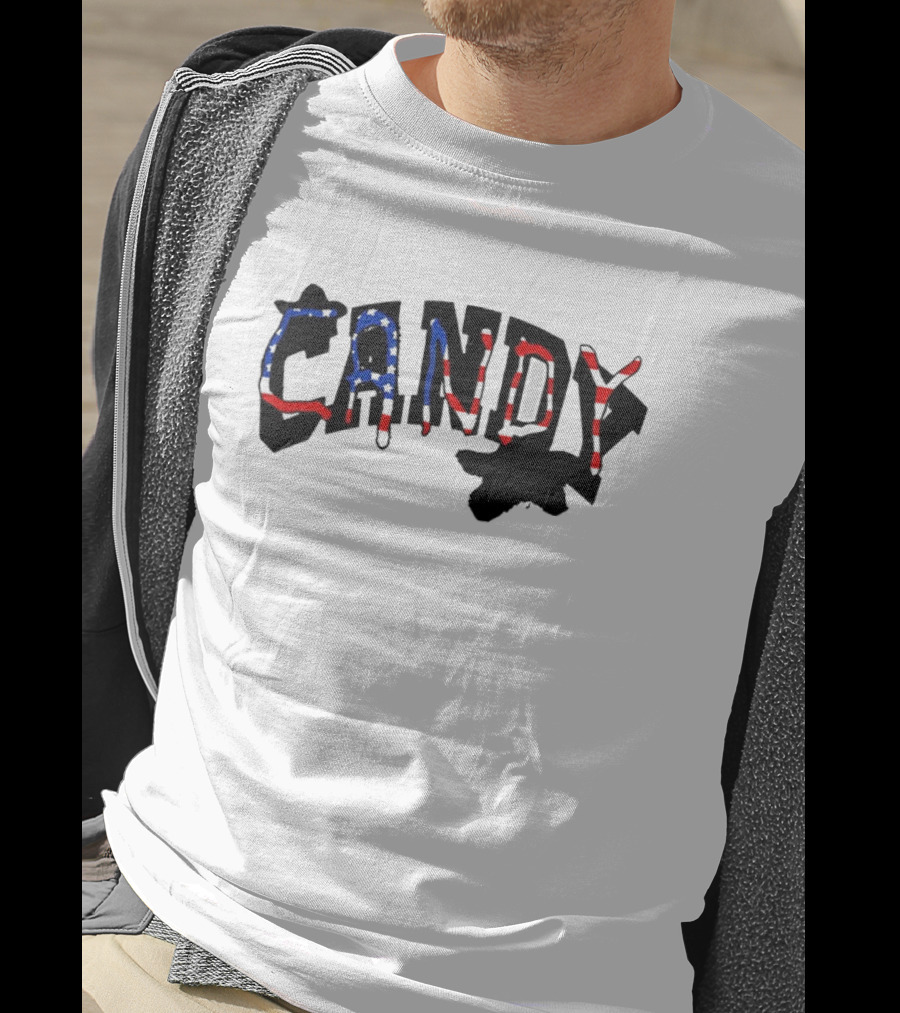 Candy Flipping USA American Flag T-Shirt