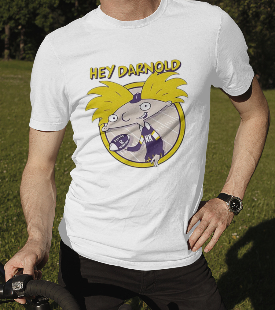 Hey Darnold Minnesota Football Cartoon Character MN Football T-Shirt