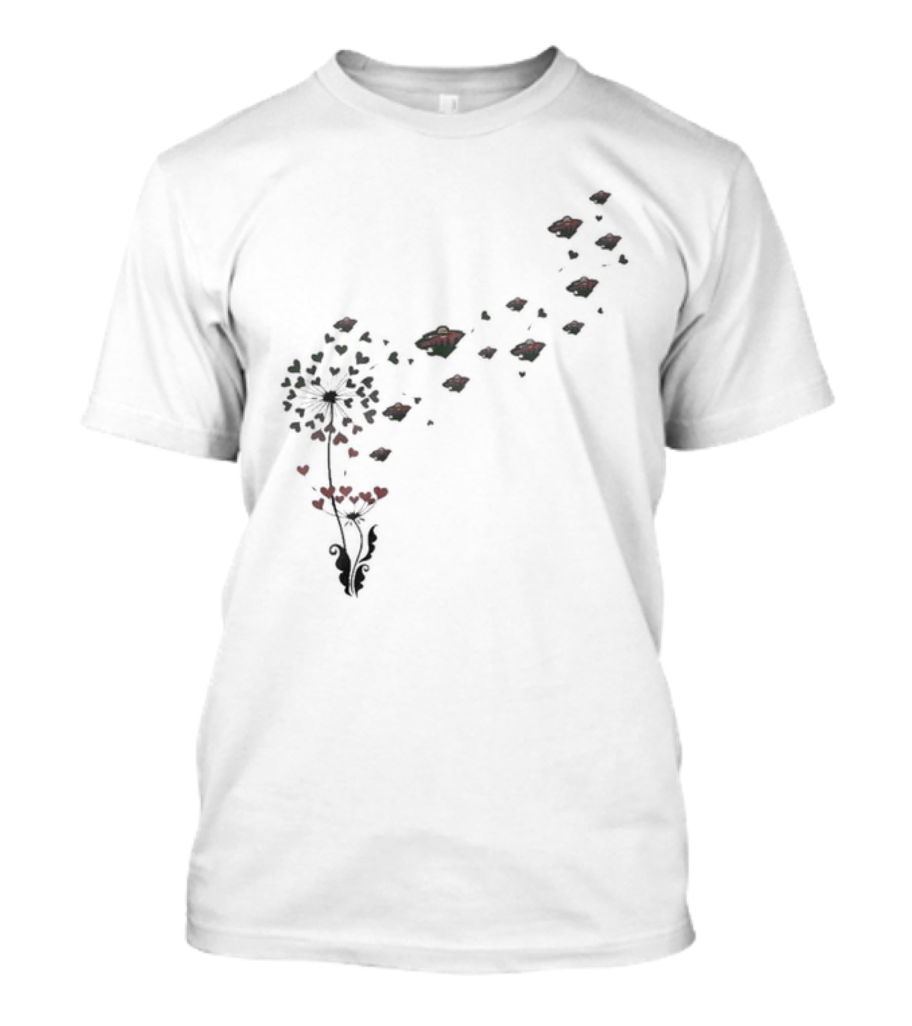Minnesota Wild Dandelion Floral Nature T-Shirt