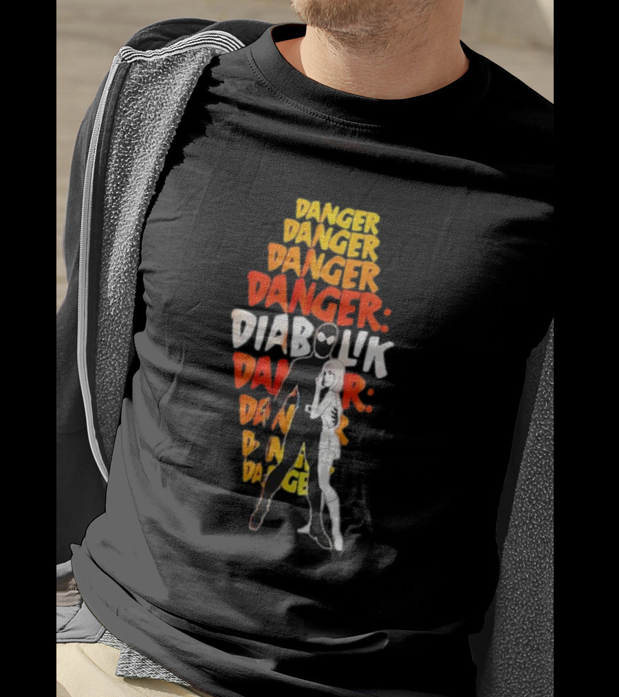 Danger Diabolik Mario Bava Crime Ennio Morricone Classic Comic Book T-Shirt