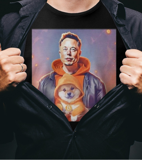 Elon Musk Doge Meme Bitcoin Much Better Wow T-Shirt