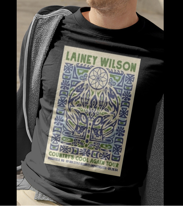 Lainey Wilson Country's Cool Again Tour Ridgefield WA RV Inn Style Resorts Amphitheater 09.28.24 T-Shirt