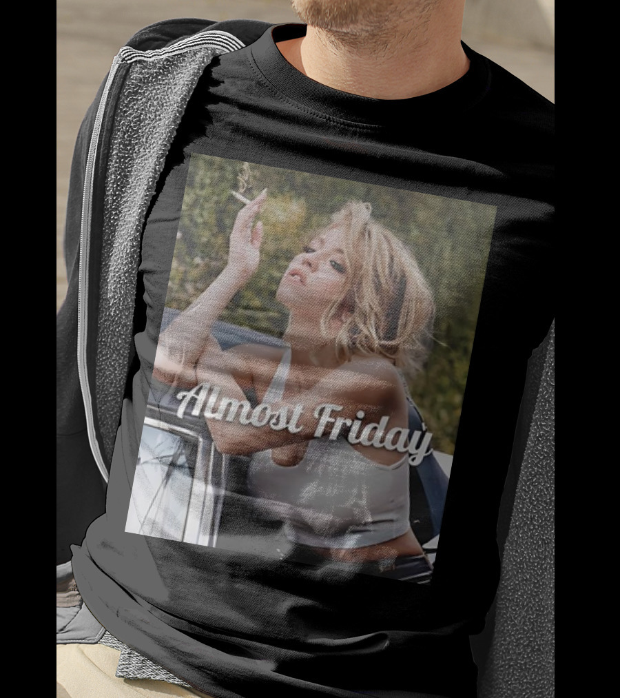 Almost Friday Sydney Sweeney Smoke Car T-Shirt