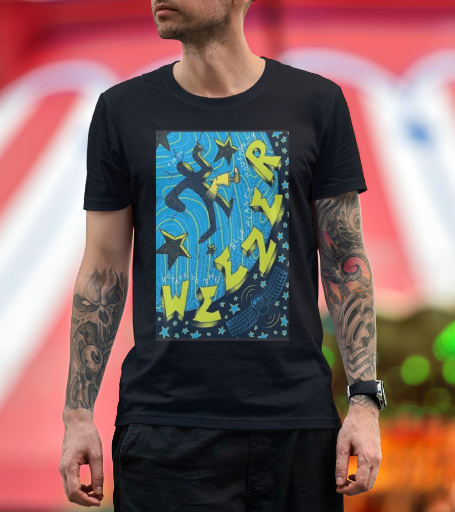 WEEZER Voyage to the Blue Planet September 28, 2024 Houston TX Event T-Shirt