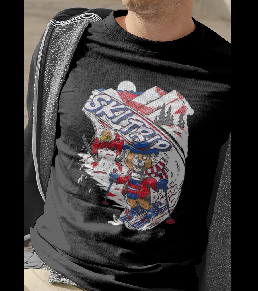 Arizona Cardinals Week 5 Win Ski Trip Adventure With Snowy Mountains And Playful Characters T-Shirt