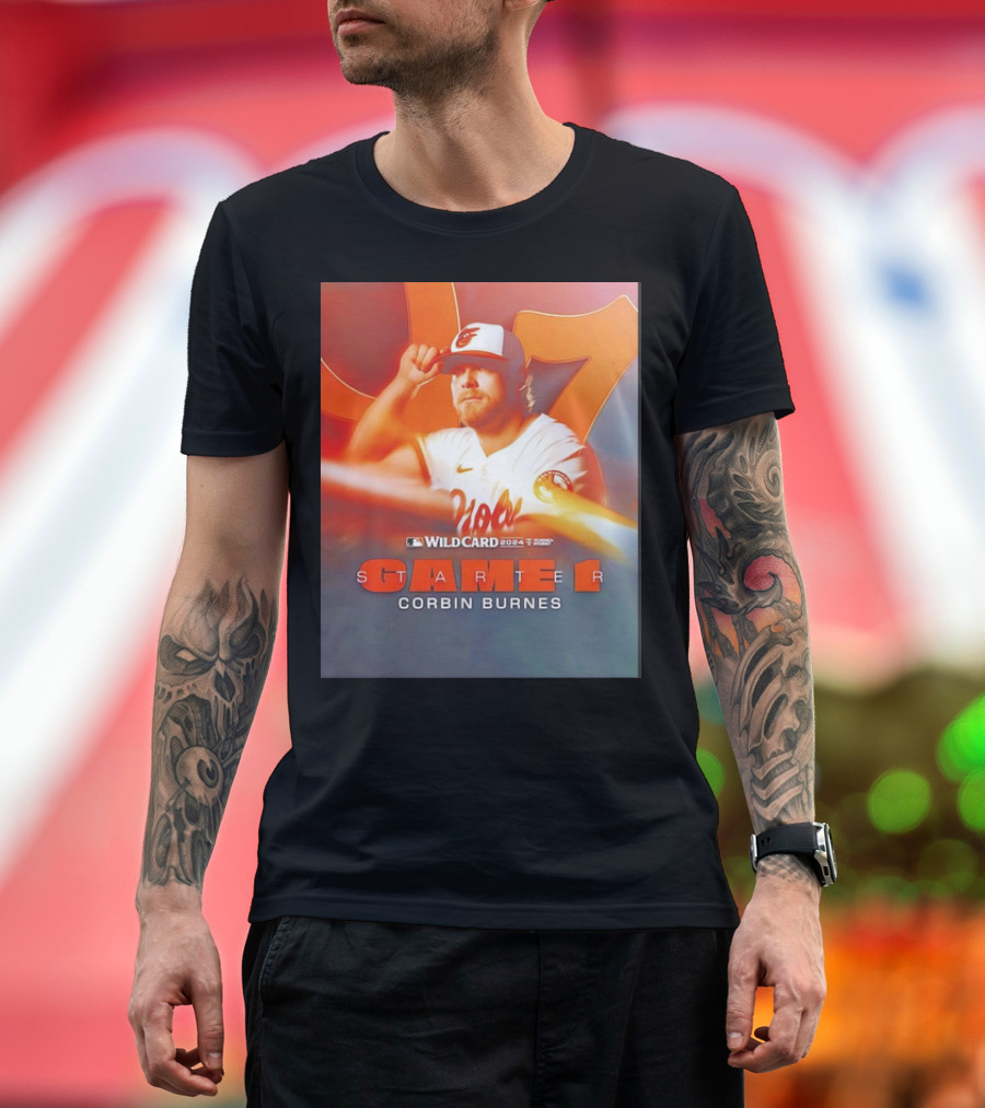Wildcard 2024 Baltimore Orioles Starter Corbin Burnes Game 1 T-Shirt