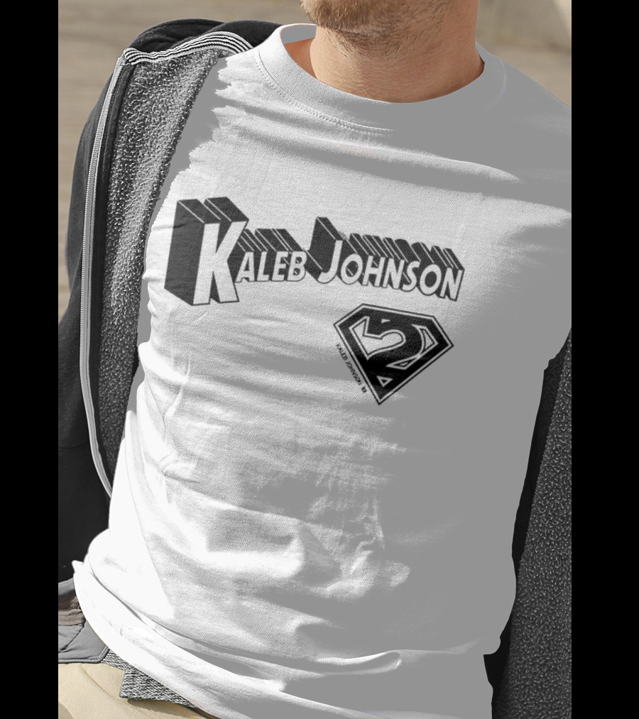 Kaleb Johnson Superhero Logo 2 Typography T-Shirt