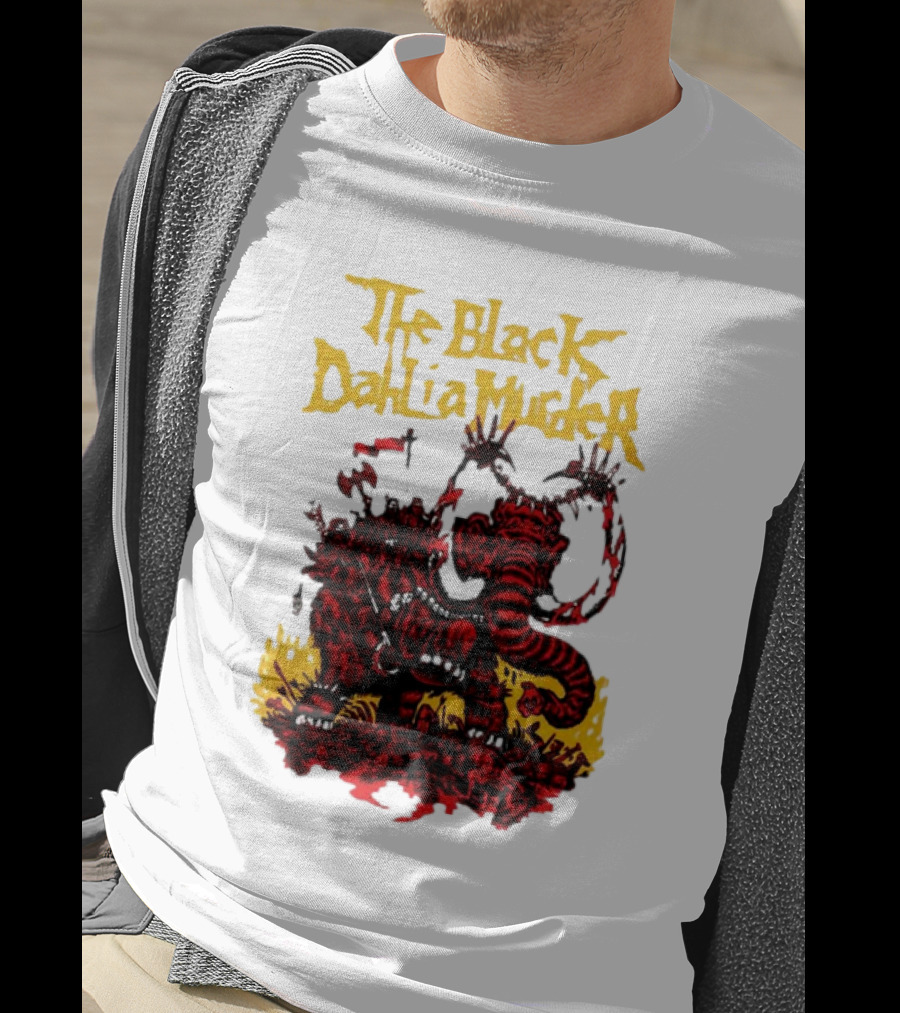 The Black Dahlia Murder Red Mammoth Battle Scene T-Shirt