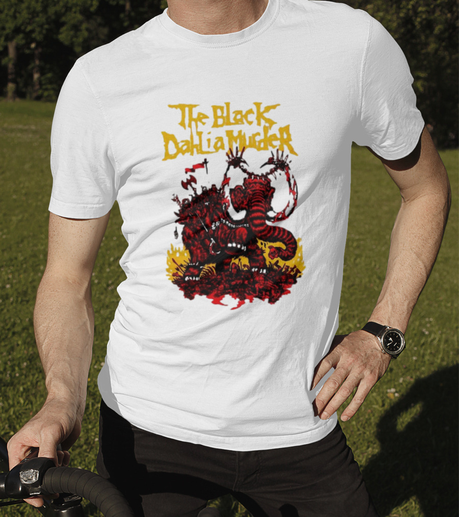The Black Dahlia Murder Red Mammoth Battle Scene T-Shirt