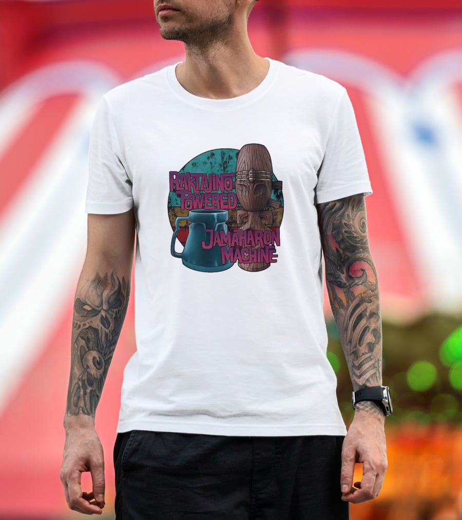 Raktajino Powered Jamaharon Machine T-Shirt