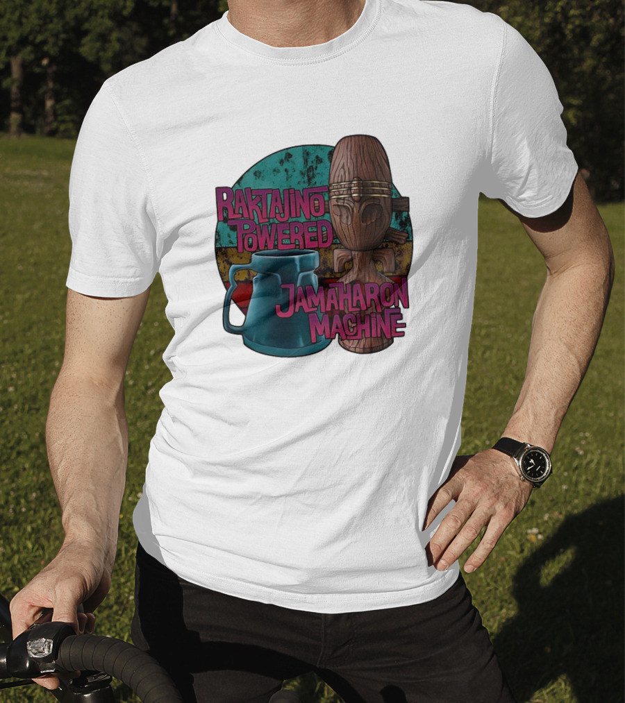 Raktajino Powered Jamaharon Machine T-Shirt