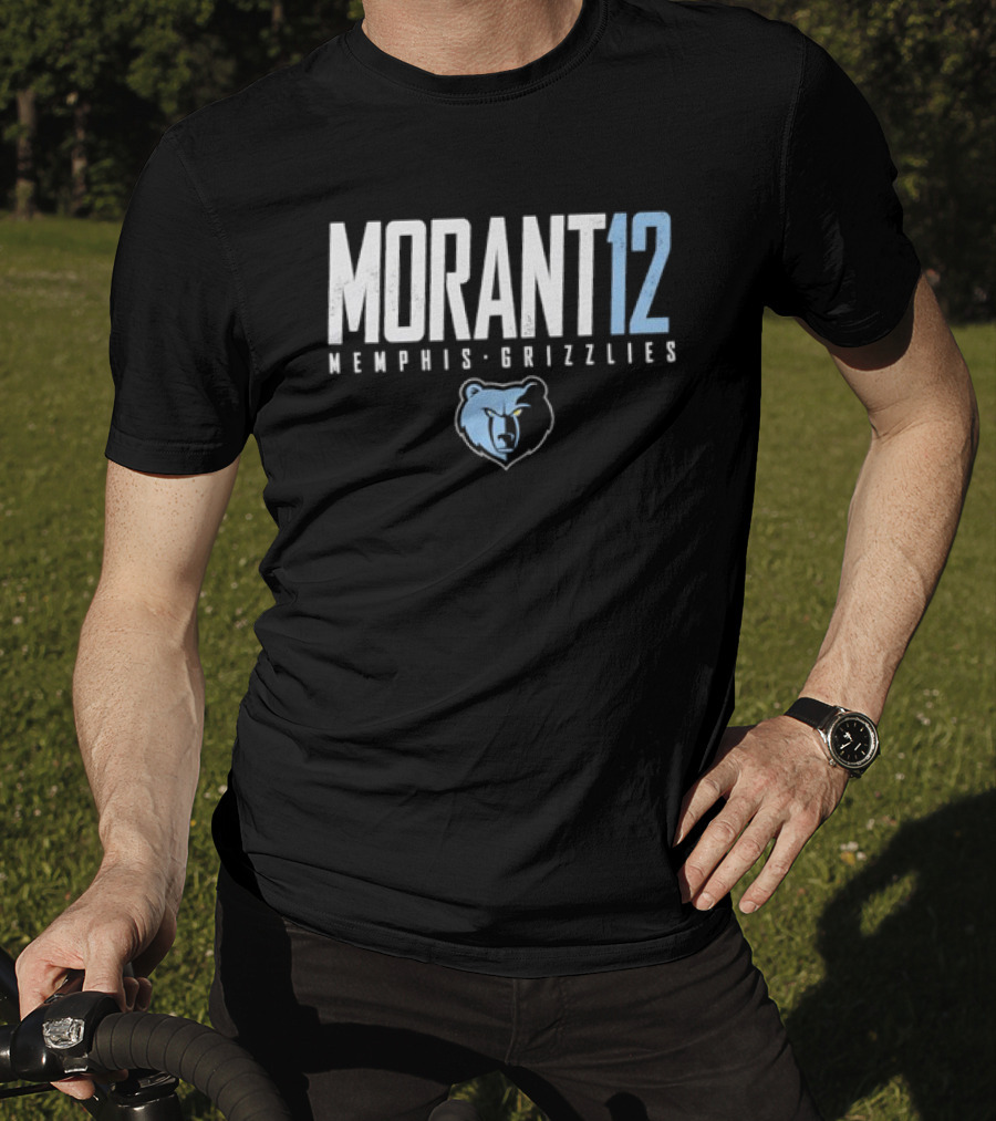 Morant 12 Memphis Grizzlies Bear T-Shirt