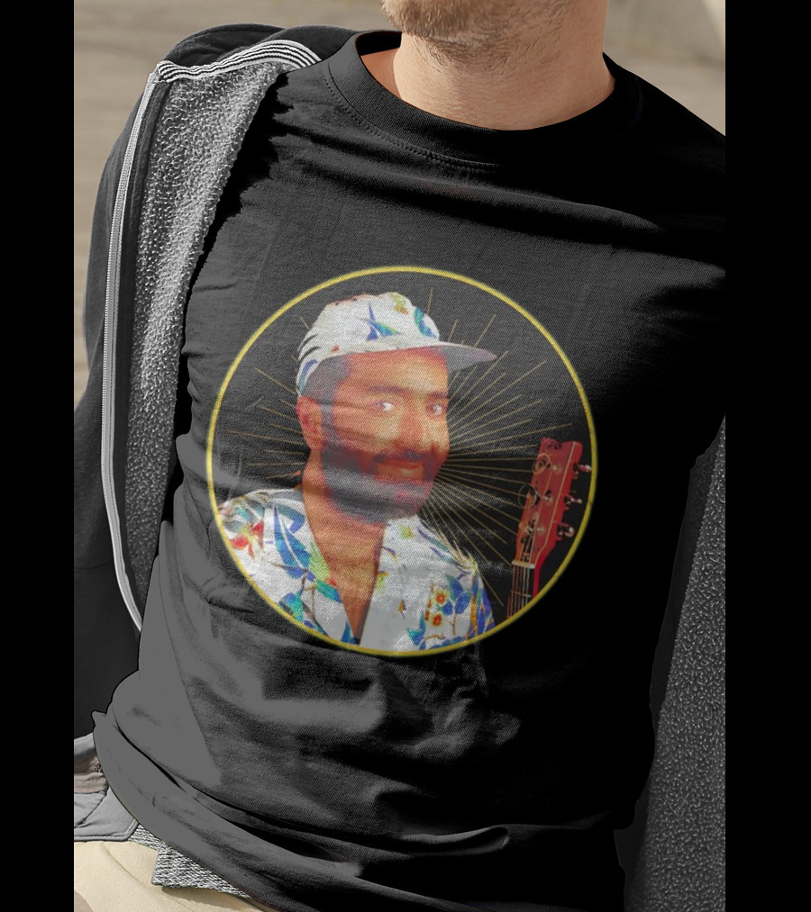 Raffi Is Gold Classic Music Icon With Colorful Shirt And Guitar T-Shirt