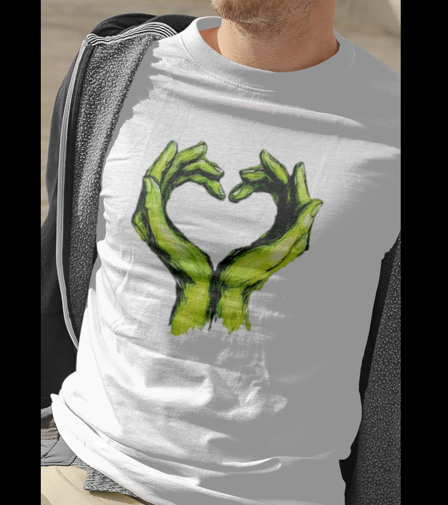 Green Hands Heart Love T-Shirt