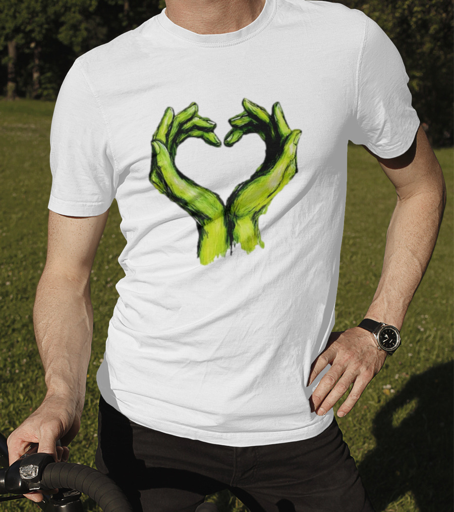 Green Hands Heart Love T-Shirt