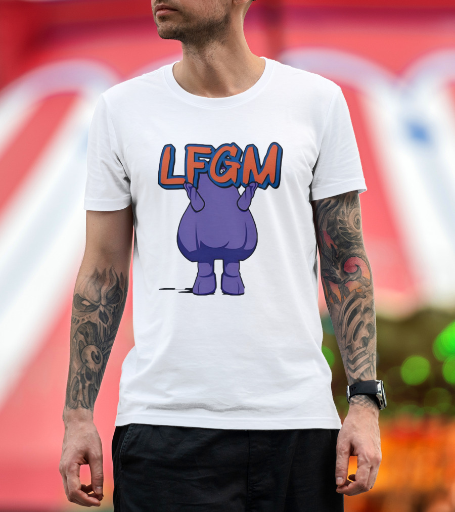 New York Mets Grimace LFGM T-Shirt