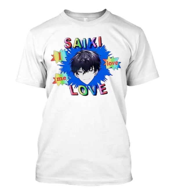 Saiki I Love Me Love Colorful Anime T-Shirt