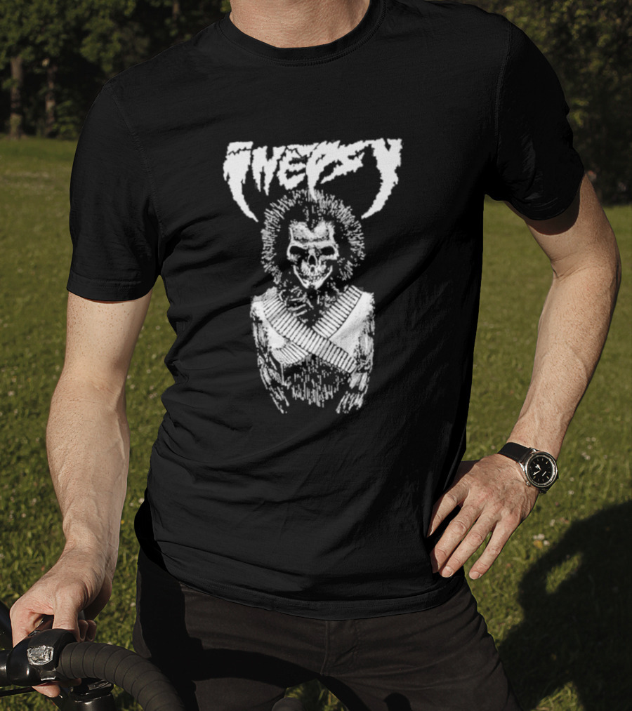 Inepsy See You In Hell Skeleton Bandolier T-Shirt