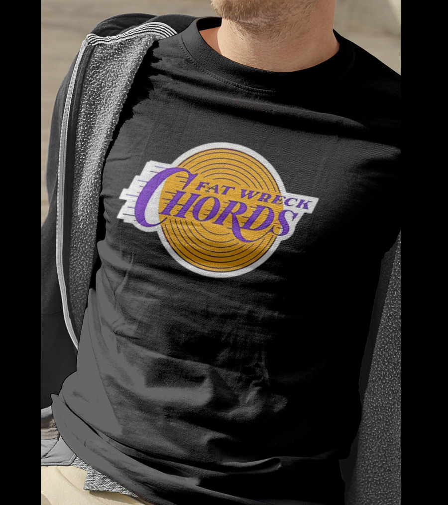 Los Angeles Lakers Fat Wreck Chords Logo San Pedro T-Shirt