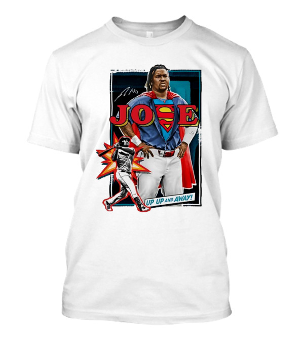 Joe Up Up And Away Super Hero Baseball Legend T-Shirt