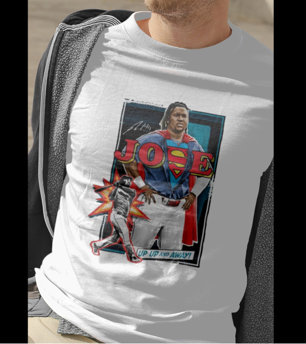 Joe Up Up And Away Super Hero Baseball Legend T-Shirt