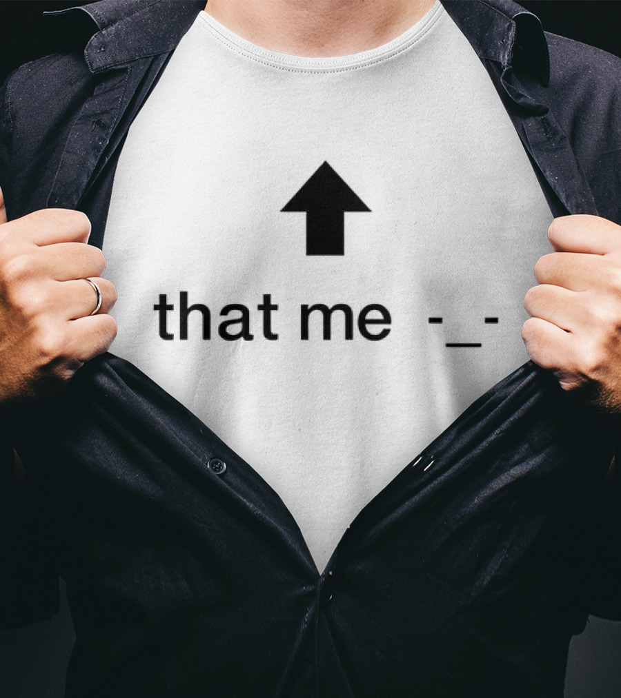 That Me Arrow Emoticon T-Shirt