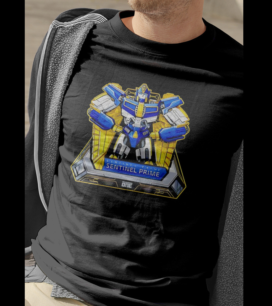 Sentinel Prime Transformers ONE Iconic Retro Big Chest T-Shirt