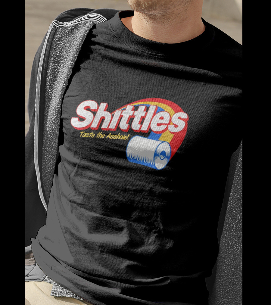 Shittles Taste The Asshole Toilet Paper T-Shirt