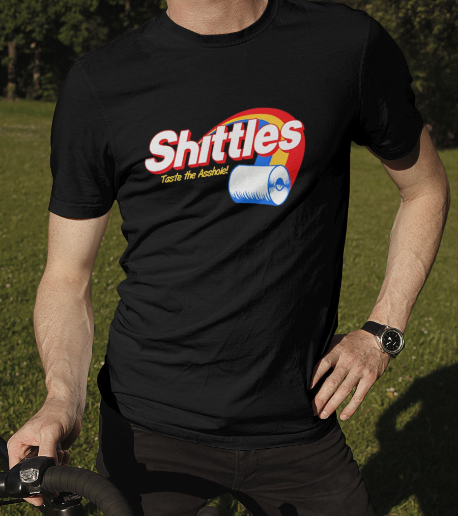 Shittles Taste The Asshole Toilet Paper T-Shirt