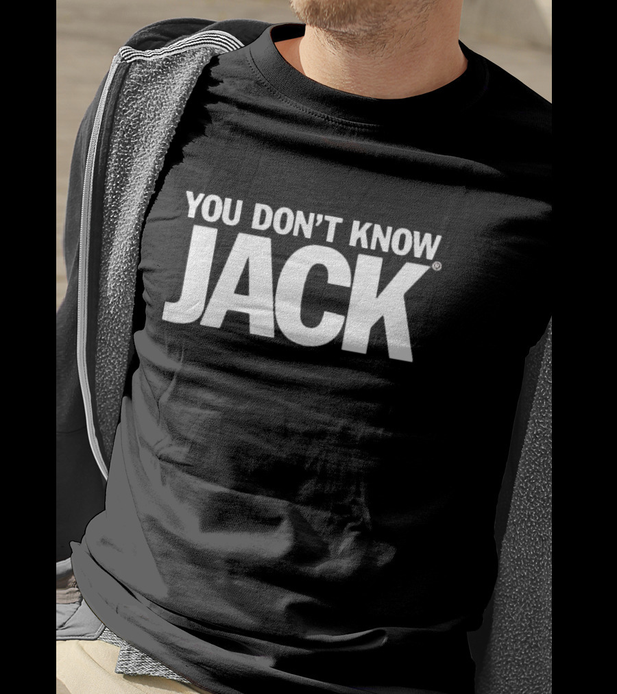 You Don’t Know Jack Game Show Classic Phrase T-Shirt