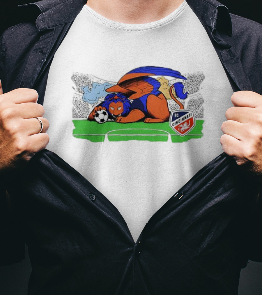 Next Gary The Lion Soccer FC Cincinnati T-Shirt