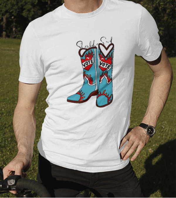 Vote In Heart Boots With Swifties For Kamala Should've Said Vote T-Shirt