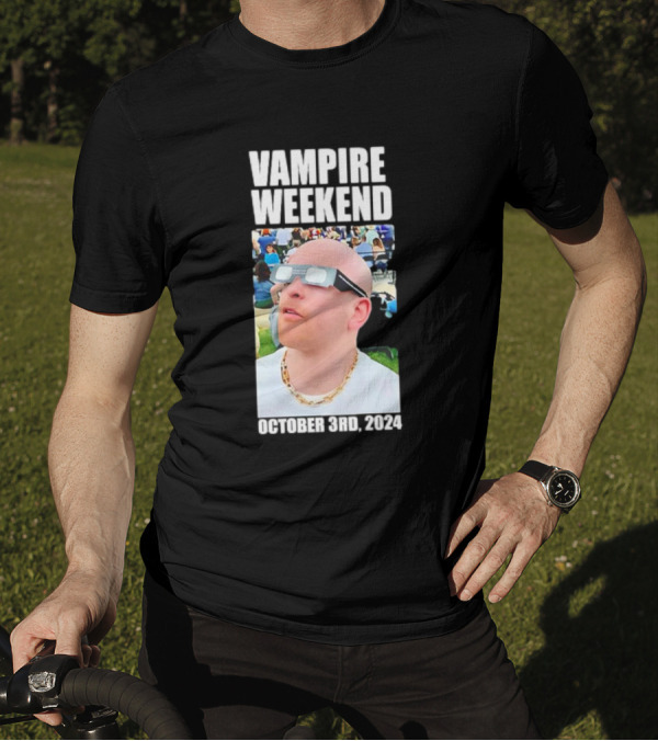 Vampire Weekend October 3rd 2024 Face Rapper Queens Despot Only Time Was Again Us T-Shirt