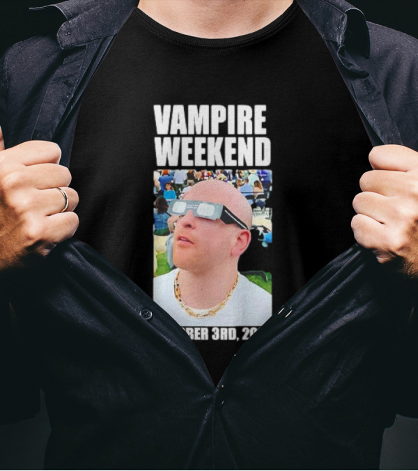 Vampire Weekend October 3rd 2024 Face Rapper Queens Despot Only Time Was Again Us T-Shirt