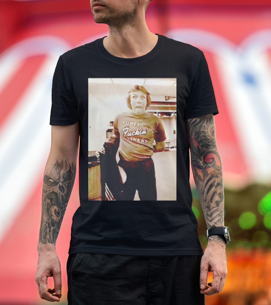 Forty Fckin’ Niners Joe Montana Retro T-Shirt