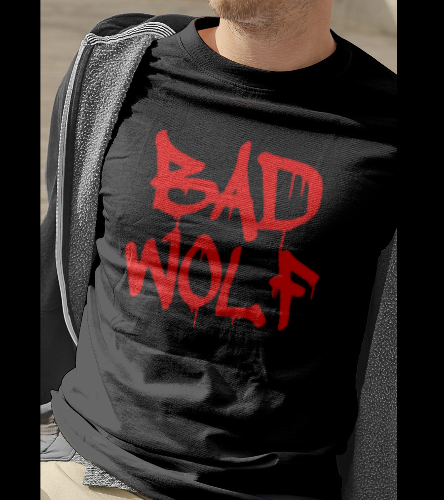 Weaver Bad Wolf Dripping Red Graffiti T-Shirt