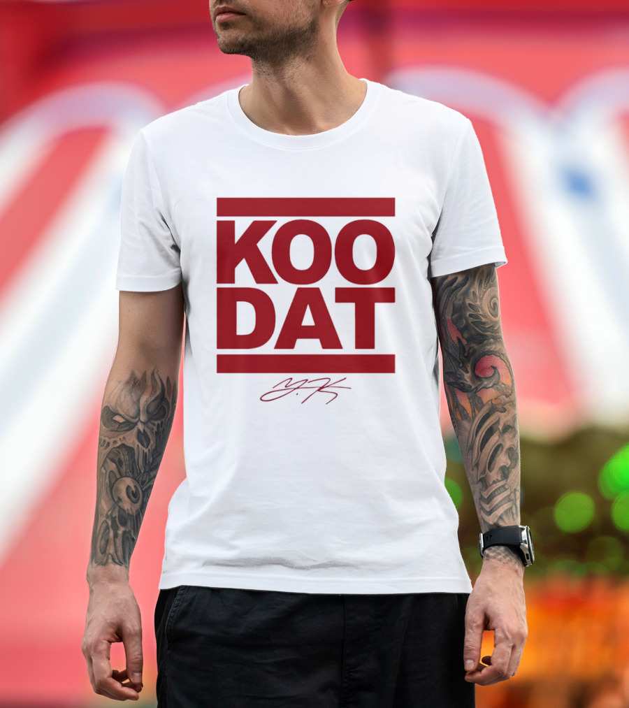 Atlanta Falcons Younghoe Koo Koo Dat Kicker Signature T-Shirt