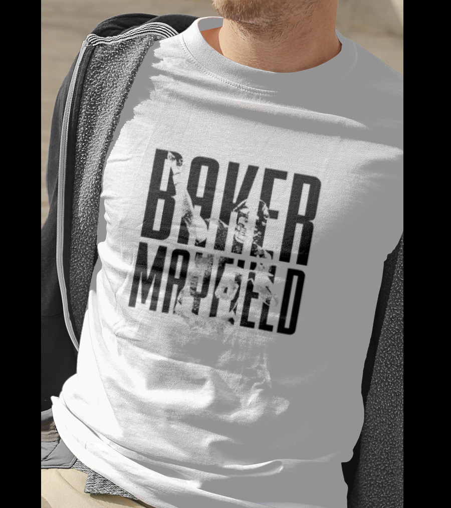 Baker Mayfield Tampa Bay Football Overlay Text T-Shirt