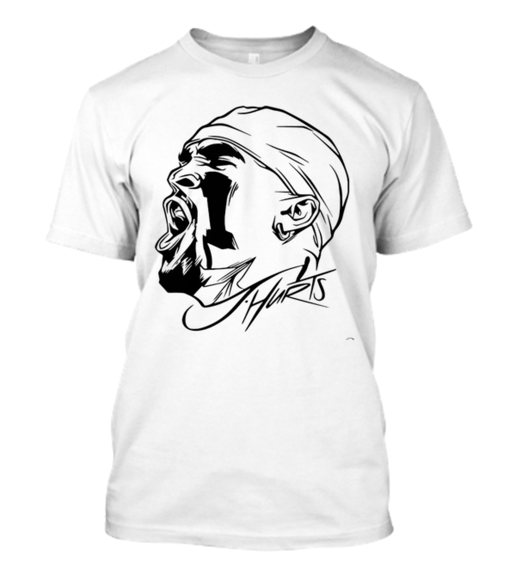 Jalen Hurts Philadelphia Eagles Scream T-Shirt