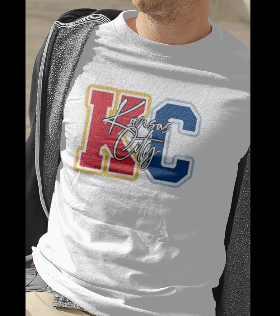 Kansas City Chiefs Royals Red Blue KC Kansas City T-Shirt