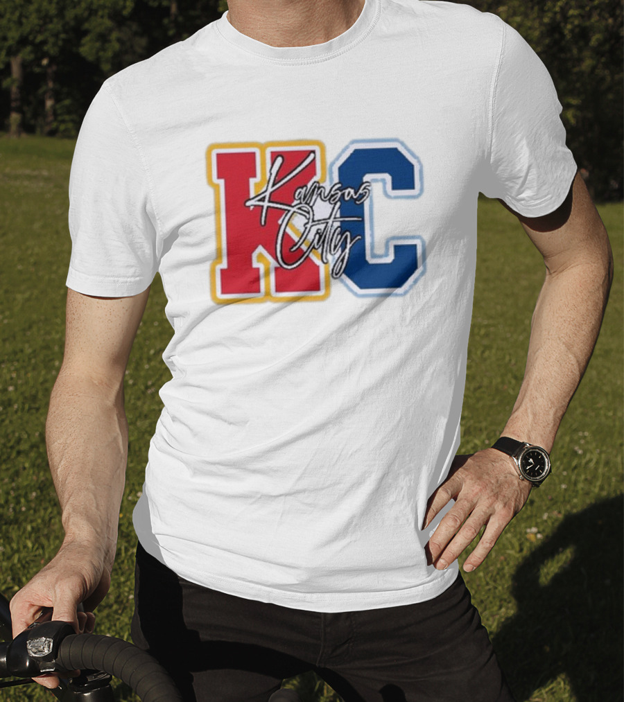 Kansas City Chiefs Royals Red Blue KC Kansas City T-Shirt