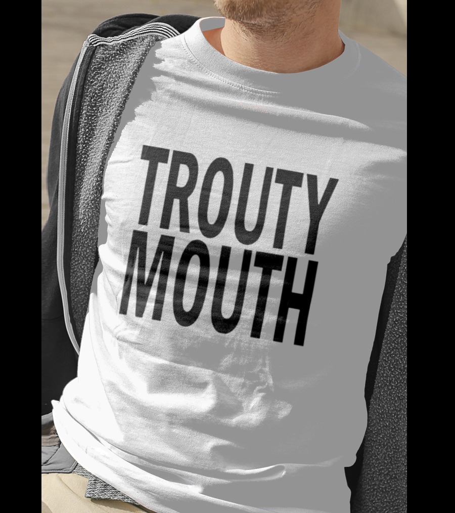 Sam Evans Glee Trouty Mouth Fan Favorite Phrase T-Shirt